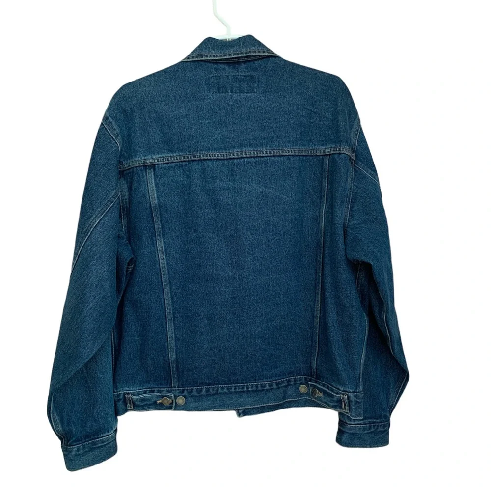 Wrangler Jean Jacket Medium Wash Trucker Style Size Medium